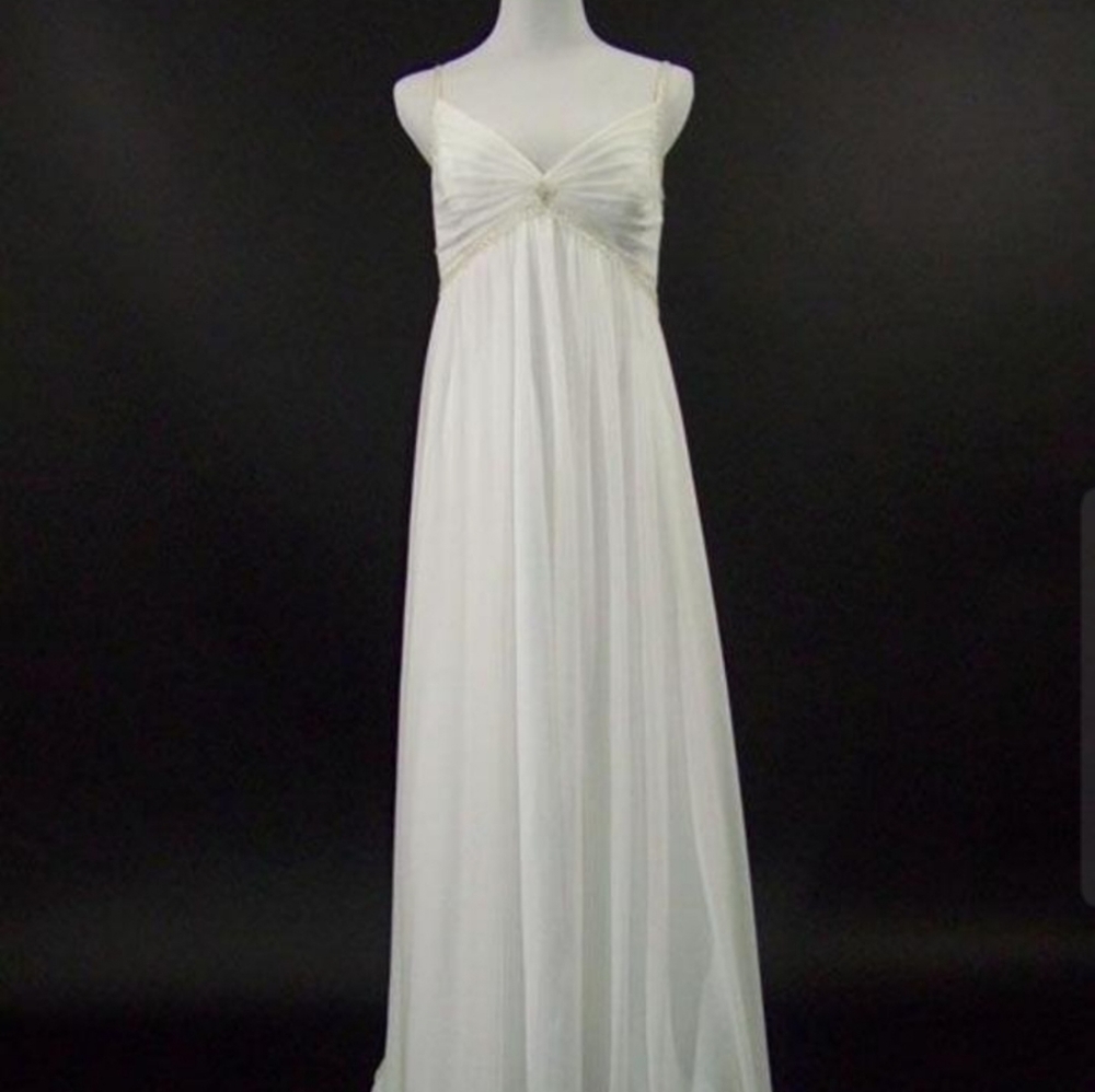 Beautiful Ivory, Chiffon Wedding Gown